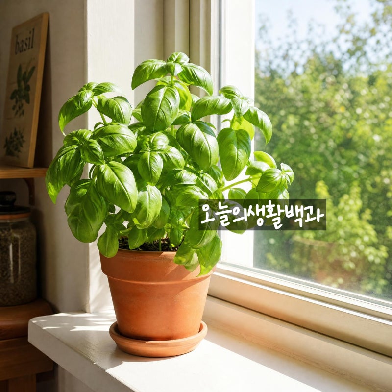 바질키우기 잎이 몇 장 안 나고 멈췄다면 이것부터 보세요
