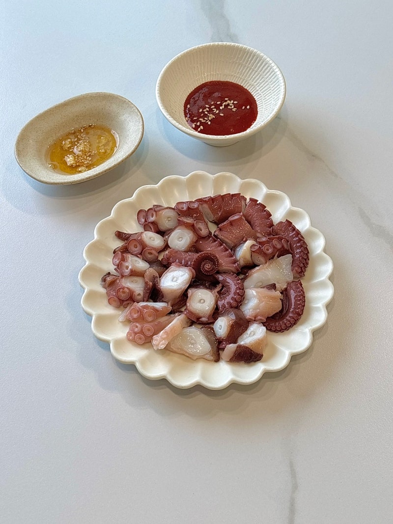자숙문어 요리 삼척문어 택배 장군상회문어