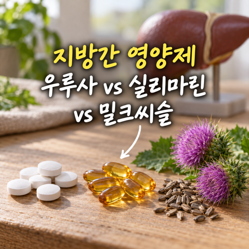 지방간 영양제, 우루사 vs 실리마린 vs 밀크씨슬 무엇이 다를까?