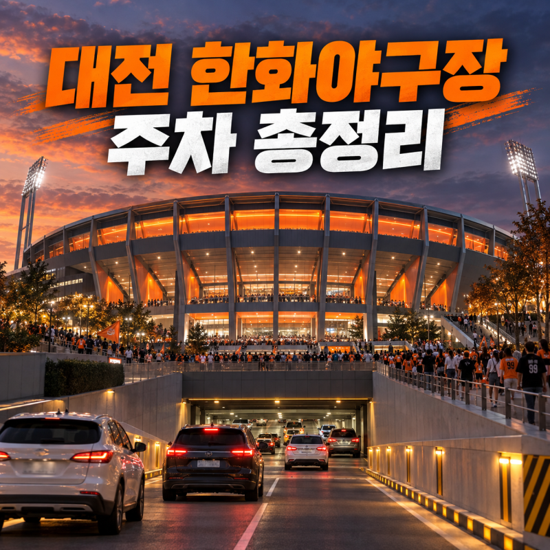 대전 한화생명 볼파크 주차 총정리｜무료 임시주차장·주차 꿀팁