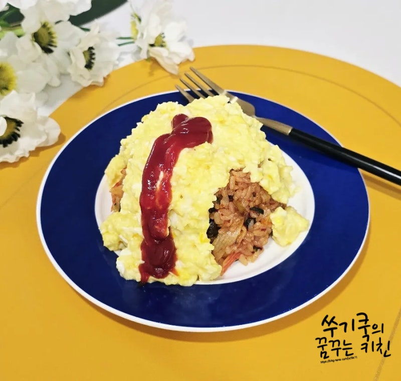 편스토랑 류수영 계란 구름 화산 볶음밥 만들기 매콤 크래미 볶음밥 레시피 게살 볶음밥 레....