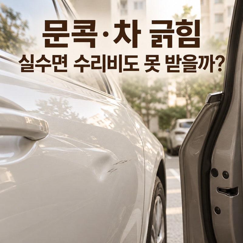 문콕·차 긁힘, 실수라면 수리비도 못 받을까?