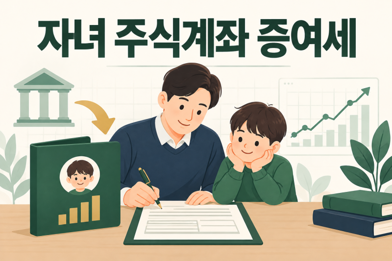 미성년자 주식계좌 증여세 신고, 2천만원 이내도 해야 할까? 입금일·수익 기준 정리