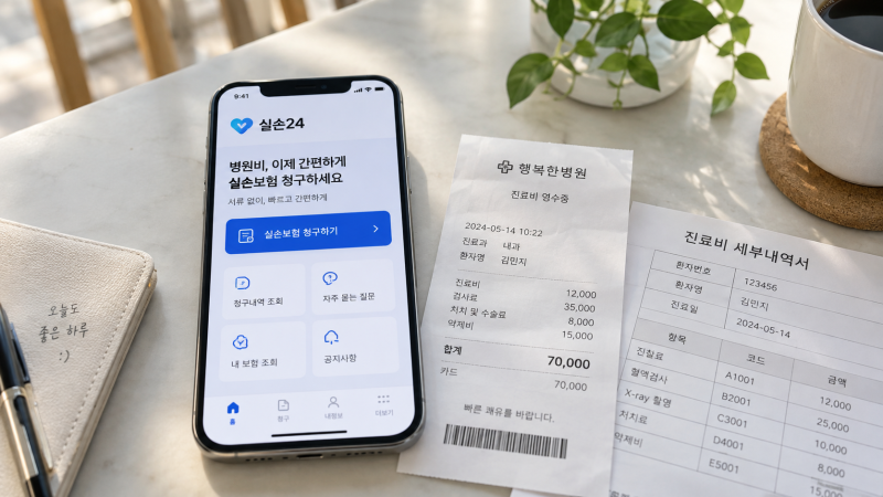 실손보험 청구 전산화앱 실손24 사용방법 정리