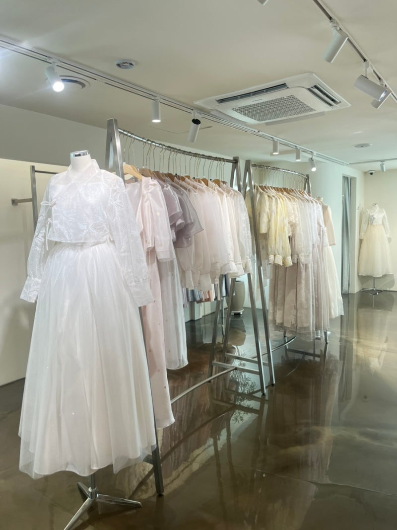 W16. 케이드레스 백색지 한복 구매 후기 / 2부 드레스 / 한복 구매 / 백색지 한복 / 케이드레스 ....