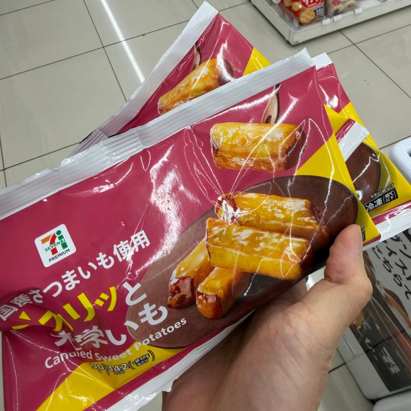 일본 편의점 신상 세븐일레븐 고구마맛탕 후기