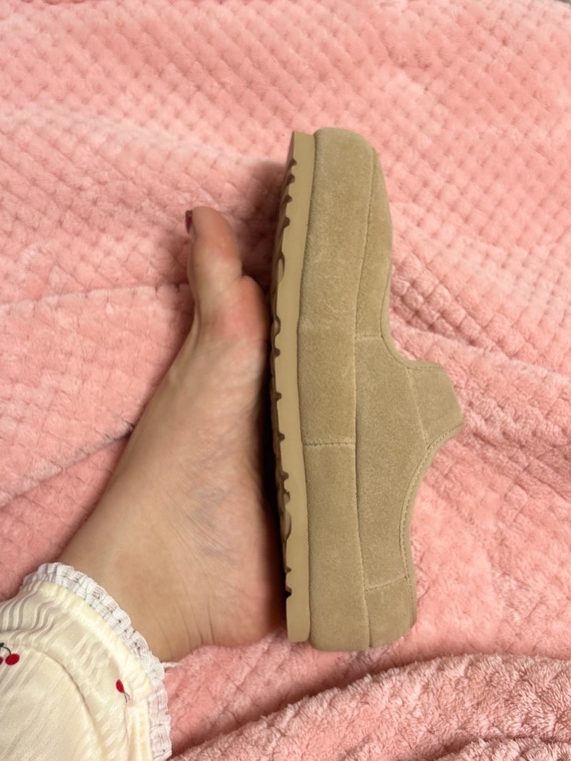 호주 어그 메리제인 후기｜OZWEAR UGG 샌드 실물, 체스넛 살걸 그랬나?