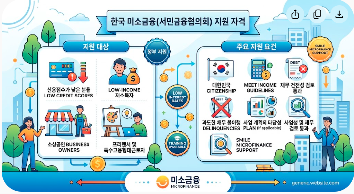 미소금융 창업자금·운영자금·시설개선·긴급생계자금 자격조건 및 신청방법 총정리