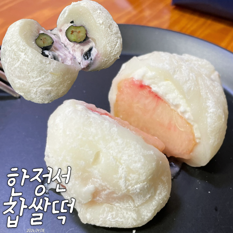 한정선 찹쌀떡 후기, 과일 요거트 메뉴 맛부터 보관방법까지