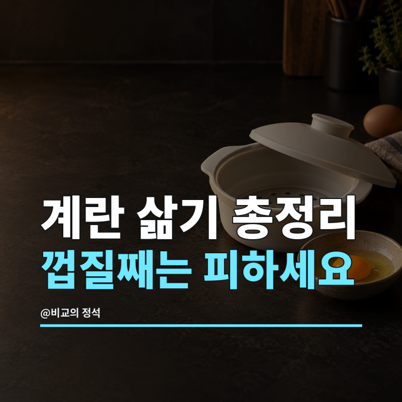전자레인지 계란 삶기 총정리, 껍질째 대신 안전하게 익히는 순서