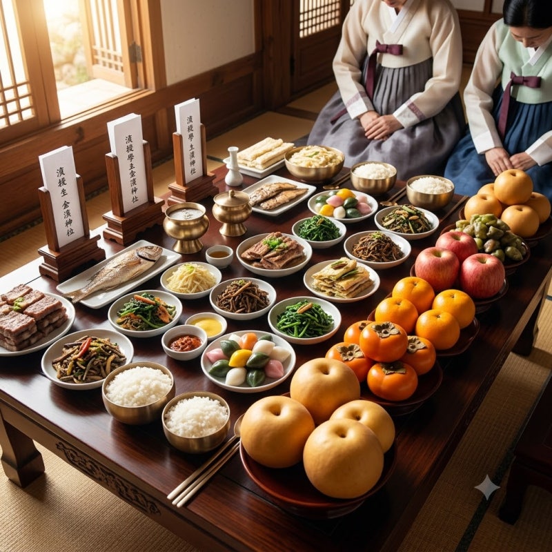 추석 집안 차례 준비 순서와 지방 쓰는 법 — 제사와 다른 점