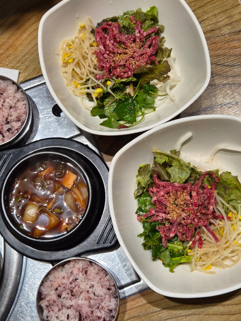 [춘천/우두동] 춘천 가성비 육회 맛집 "춘천농민한우 우두점" 200g에 12000원!!