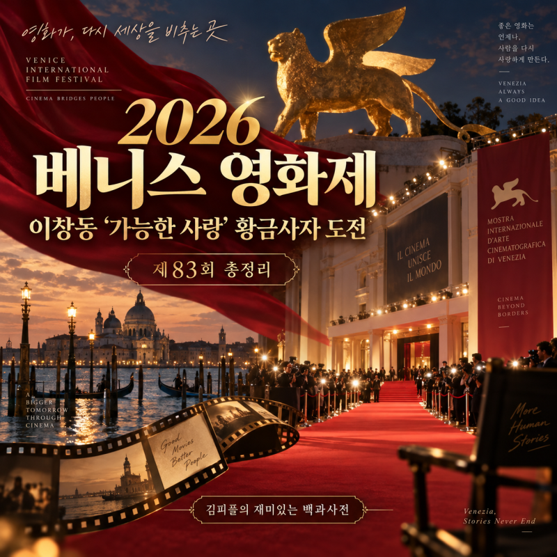 2026 베니스 영화제 총정리｜이창동 ‘가능한 사랑’ 경쟁부문·수상 결과는?