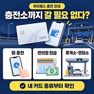“카드 결제 안 됩니다” 하이패스 충전하는 곳 헛걸음 막는 법