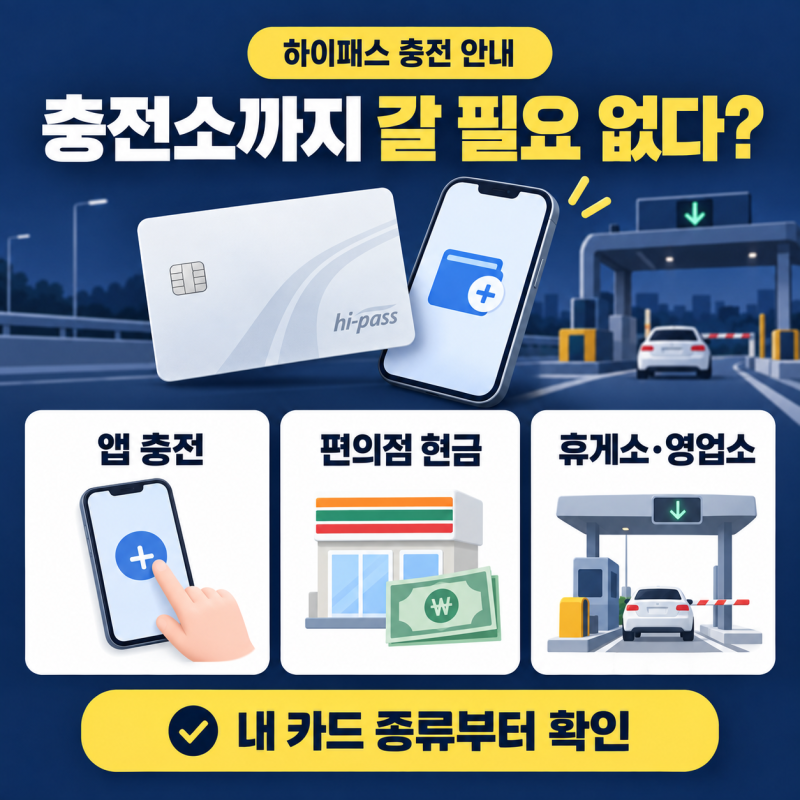 “카드 결제 안 됩니다” 하이패스 충전하는 곳 헛걸음 막는 법