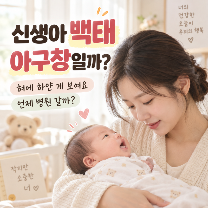 신생아 백태 왜 생길까? 혀에 하얀 게 안 닦이면 아구창일까
