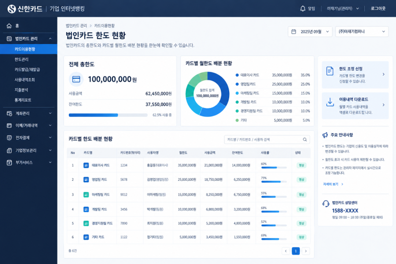 법인카드 한도증액 신청방법: 초기 한도 낮은 이유와 재무제표 심사 승인 팁