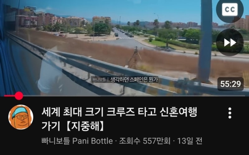 한국에서 가장 인기있는 크루즈 여행은?