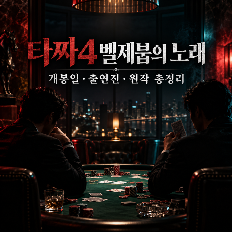 타짜4 벨제붑의 노래 개봉일·출연진·원작 총정리, 고니는 나올까?