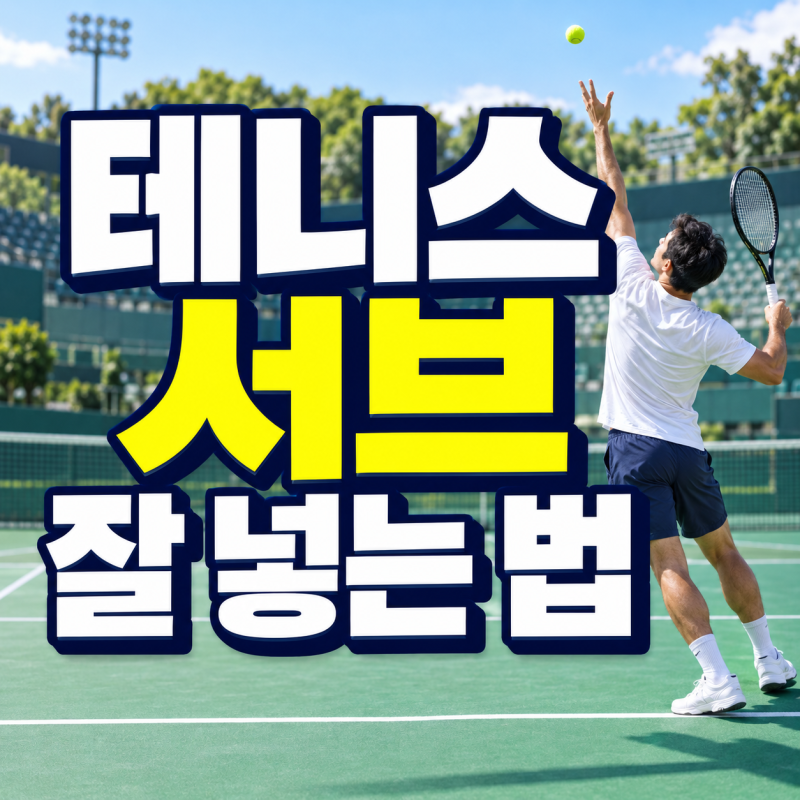 테니스 서브 잘 넣는 법｜토스·그립·스윙과 자꾸 폴트 나는 이유