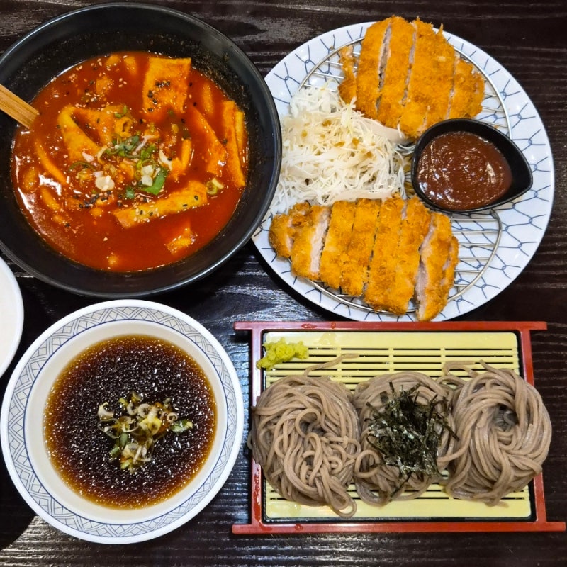 광주맛집ㅣ삼동소바 광주하남점ㅣ삼동소바 수제등심카츠 삼동떡볶이 수완지구맛집