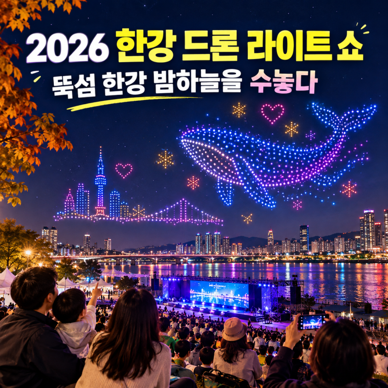 2026 뚝섬한강공원 드론쇼 일정·시간·주차 총정리｜한강 드론라이트쇼 명당부터 데이트까지