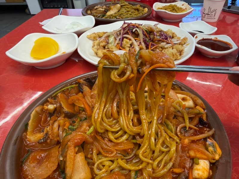 울산 언양 맛집 돌콩해물쟁반짜장 울산역 중식