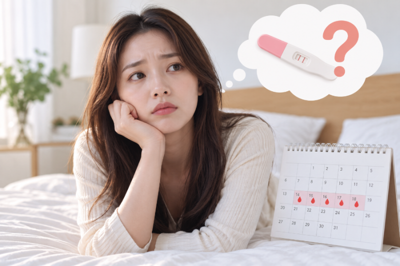 생리 중 질내사정, 임신 확률은?