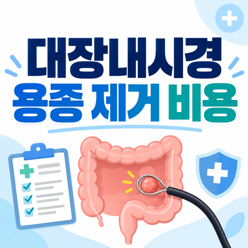 대장내시경에서 용종 제거하면 비용 얼마나 나올까? 실손보험 청구까지 정리