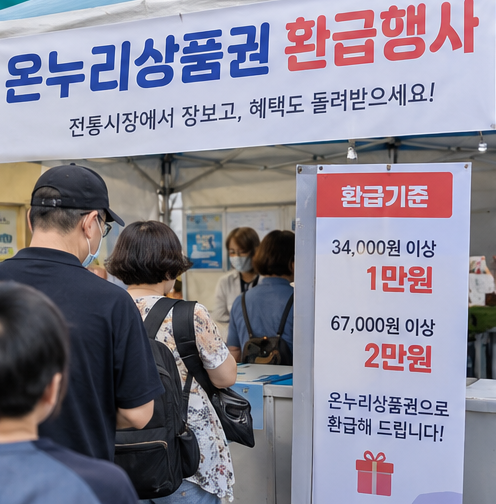 「대구 추석 온누리상품권 환급시장 24곳 총정리｜6만7천원 사면 2만원 돌려받아요