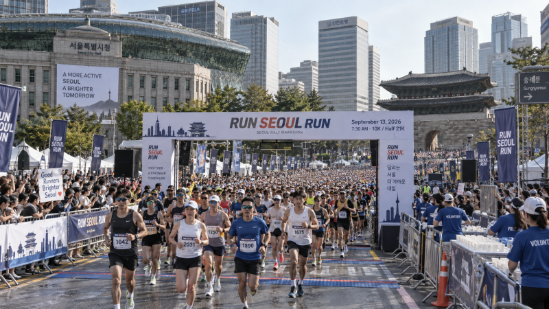 런서울런 2026은 9월 13일 서울 주요 도로를 통제하는 도심 레이스입니다