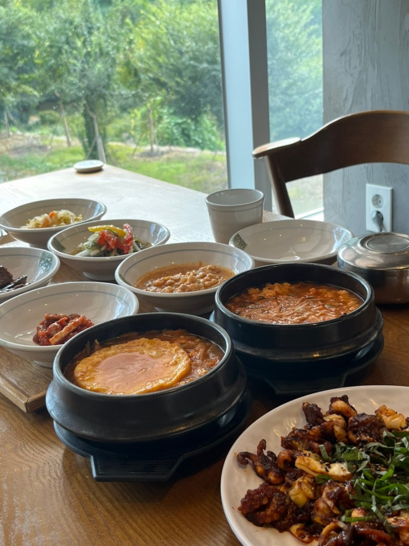 대구 팔공산 한식 맛집 순두부+쭈꾸미볶음세트 후기