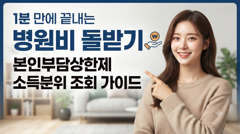 건강보험료 본인부담상한제 소득분위 환급금 조회 신청 방법