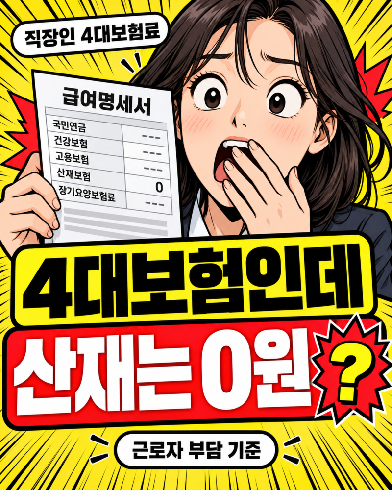 월급 300만원, 4대보험 다 떼는 줄 알았는데 왜 3개뿐일까