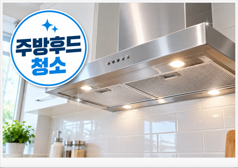 주방 후드 청소 청소업체만 아는 오븐 클리너로 필터 담그기