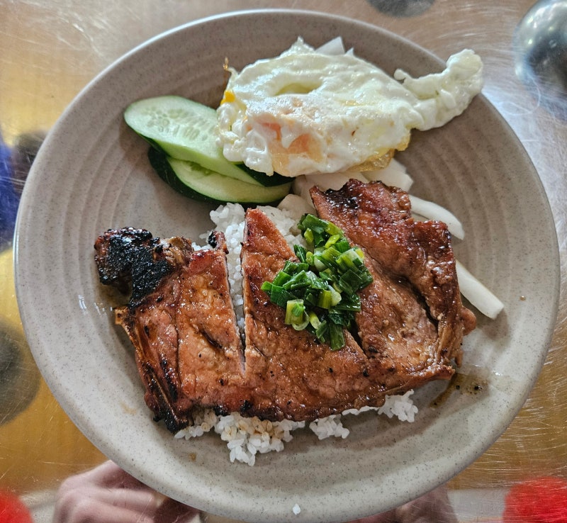 [베트남 달랏] 껌땀 투 2호점(Com Tam cô Thu 2), 가성비 좋고 맛있는 돼지갈비덮밥집, 달랏 기차....