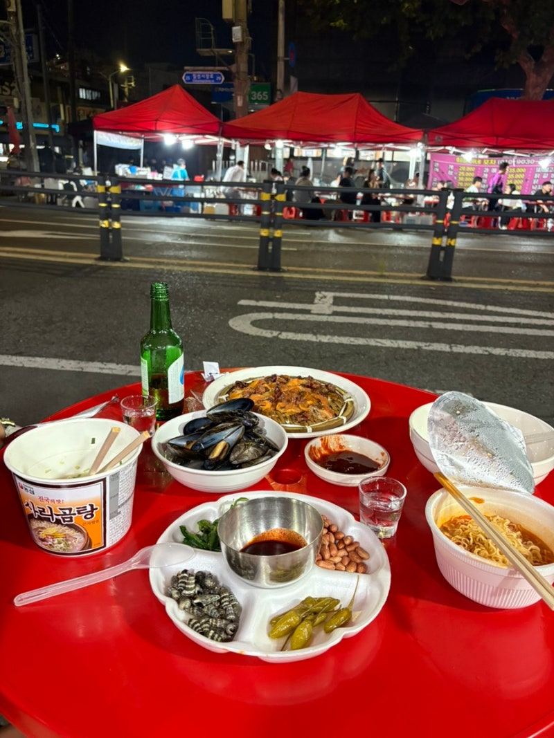 대구 칠성시장 야장 해물포차 위치 꼭지포차 후기 꿀팁 대구 야장 포장마차 거리