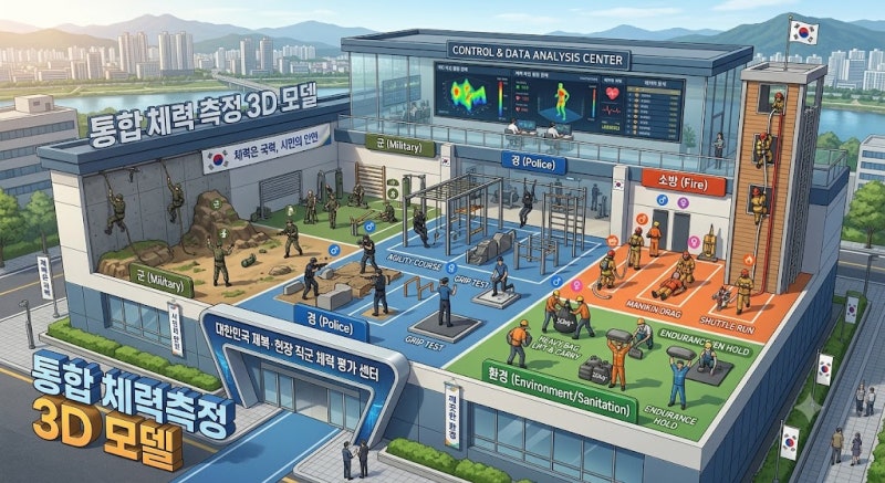 [체력측정 완전정복] 군인, 경찰, 소방관, 환경미화원 준비법 총정리!♂️