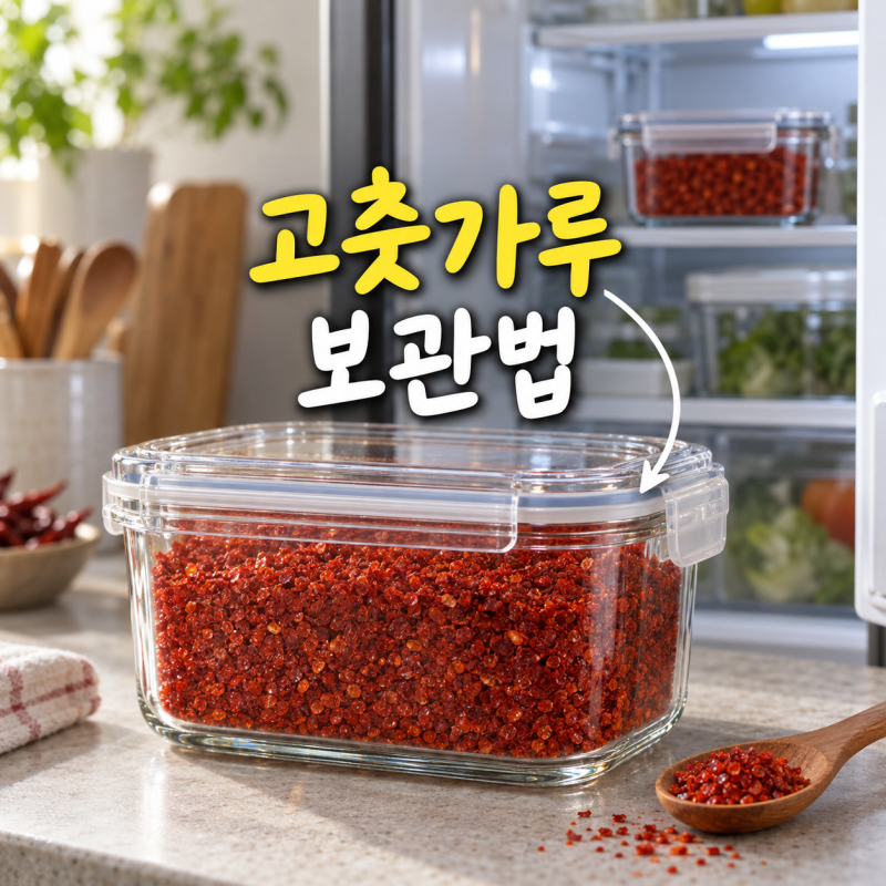 고춧가루 보관법, 냉장 냉동 실온 어디가 맞을까?
