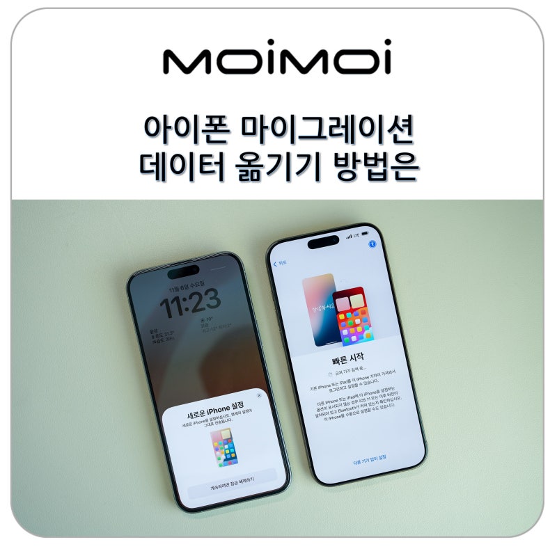 아이폰 마이그레이션 아이폰18프로로 데이터 옮기기 방법은
