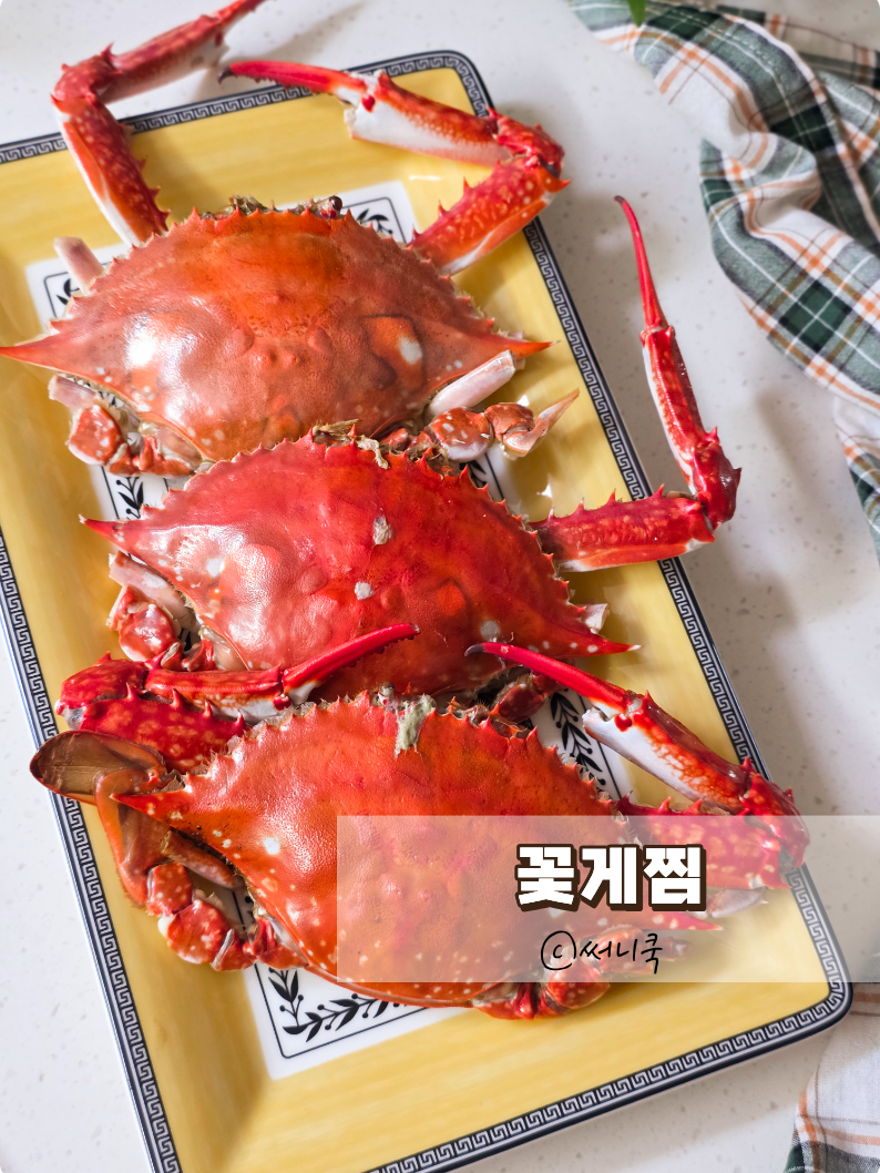 가을 숫꽃게 제철! 살 꽉 찬 꽃게 고르는법부터 꽃게찌는법까지