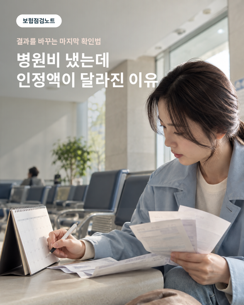 재난적의료비 병원비 지원이 막혔다면? 인정액이 다른 이유와 확인 기준