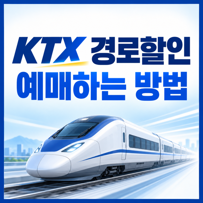 KTX 65세 이상 경로 할인 총정리｜노인우대 할인율·예매 방법·주의사항