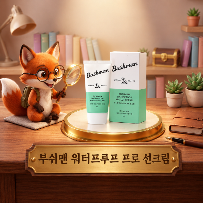 [팩트체크] 서퍼·다이버 전용? 부쉬맨 워터프루프 프로 선크림 SPF50+ PA++++ 솔직 혜택 분석