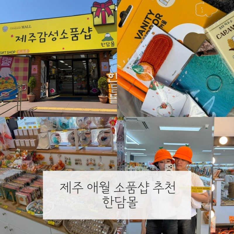 [제주] 애월 카페거리 소품샵 추천 한담몰 | 애월 소품샵 | 한담몰 주차