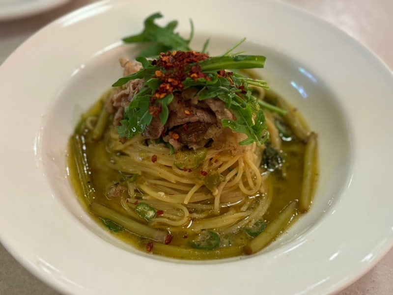 [대전 둔산동 맛집] 이태리국시에서 청양차돌오일파스타와 숯불불고기쌈피자 리얼 후기