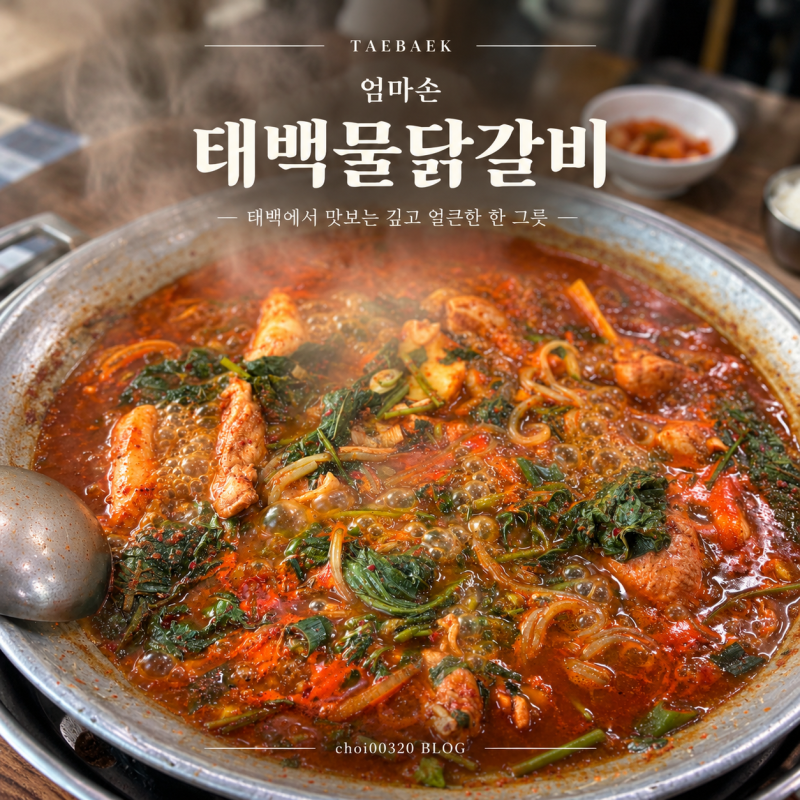 태백 물닭갈비 맛집 [엄마손 태백물닭갈비] 정선&태백 주변 맛집 추천 솔직후기