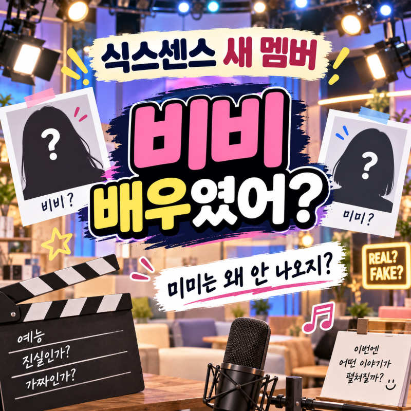 식스센스 비비 누구? 밤양갱 가수인데 배우도 했어? 미미는 왜 빠졌을까