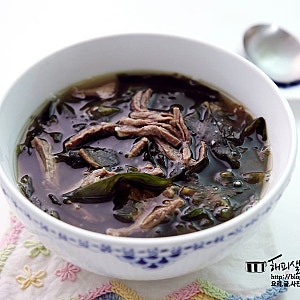 소고기미역국 맛있게 끓이는법 양지소고기미역국 레시피