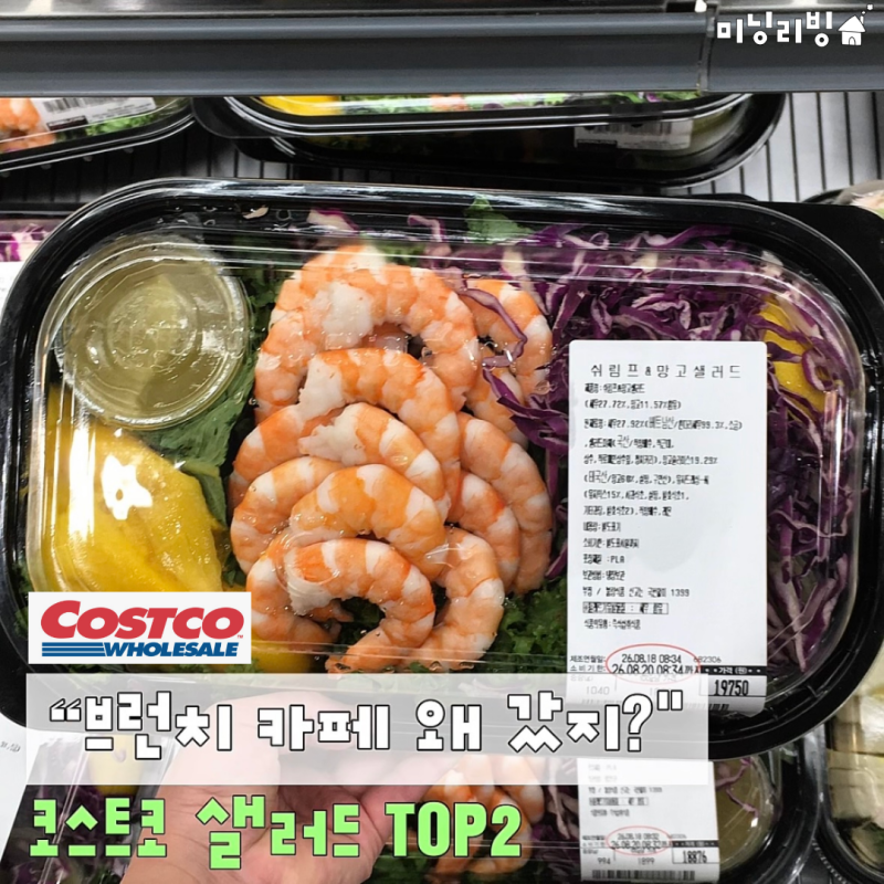 "브런치카페에서 비싸게 왜 먹었지?" 코스트코 한 팩이면 제대로 한 끼 되는 샐러드 2종